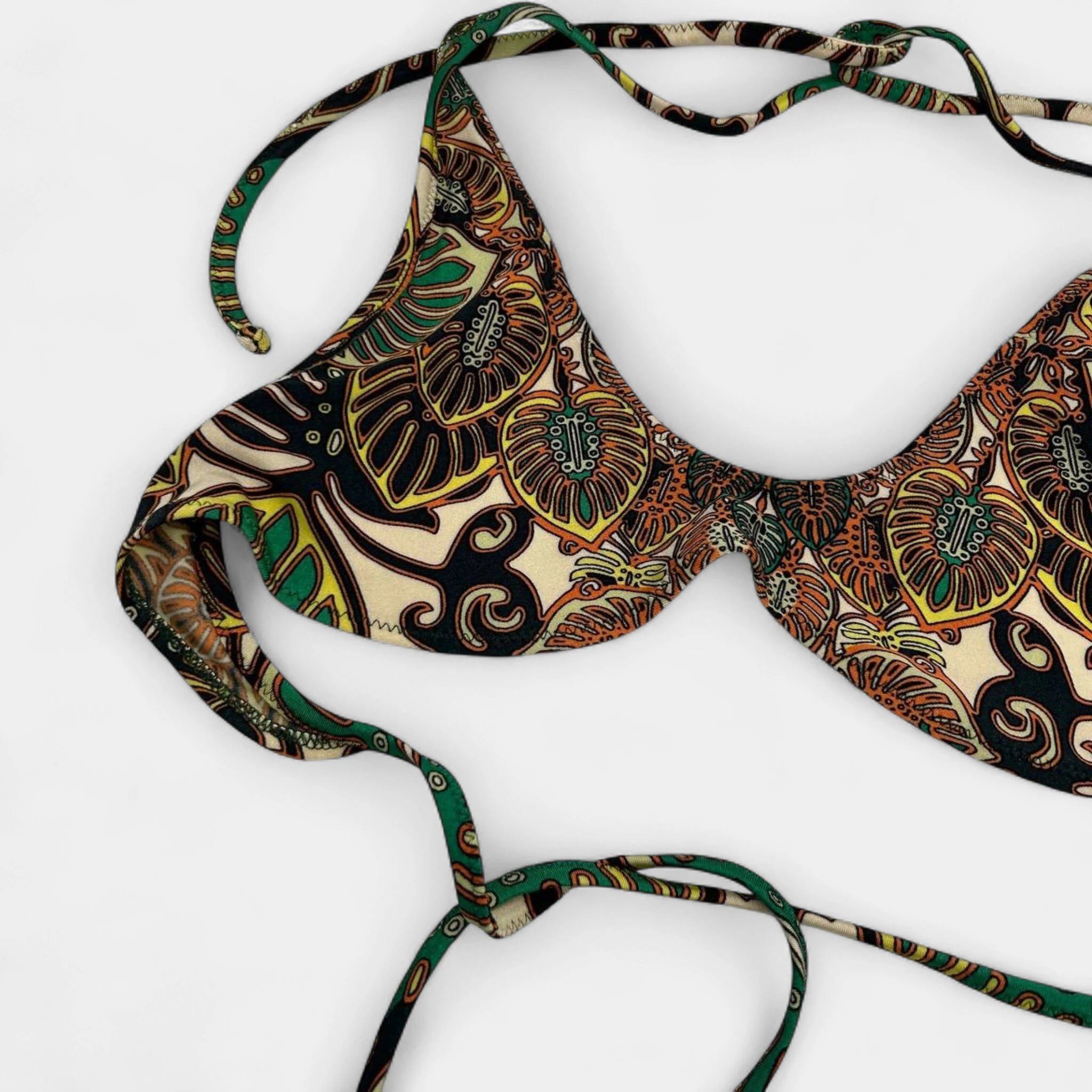 Jean Paul Gaultier Jean Paul Gaultier Soleil "Tribal Batik" Print Bikini Set Size ONE SIZE - 3 Thumbnail