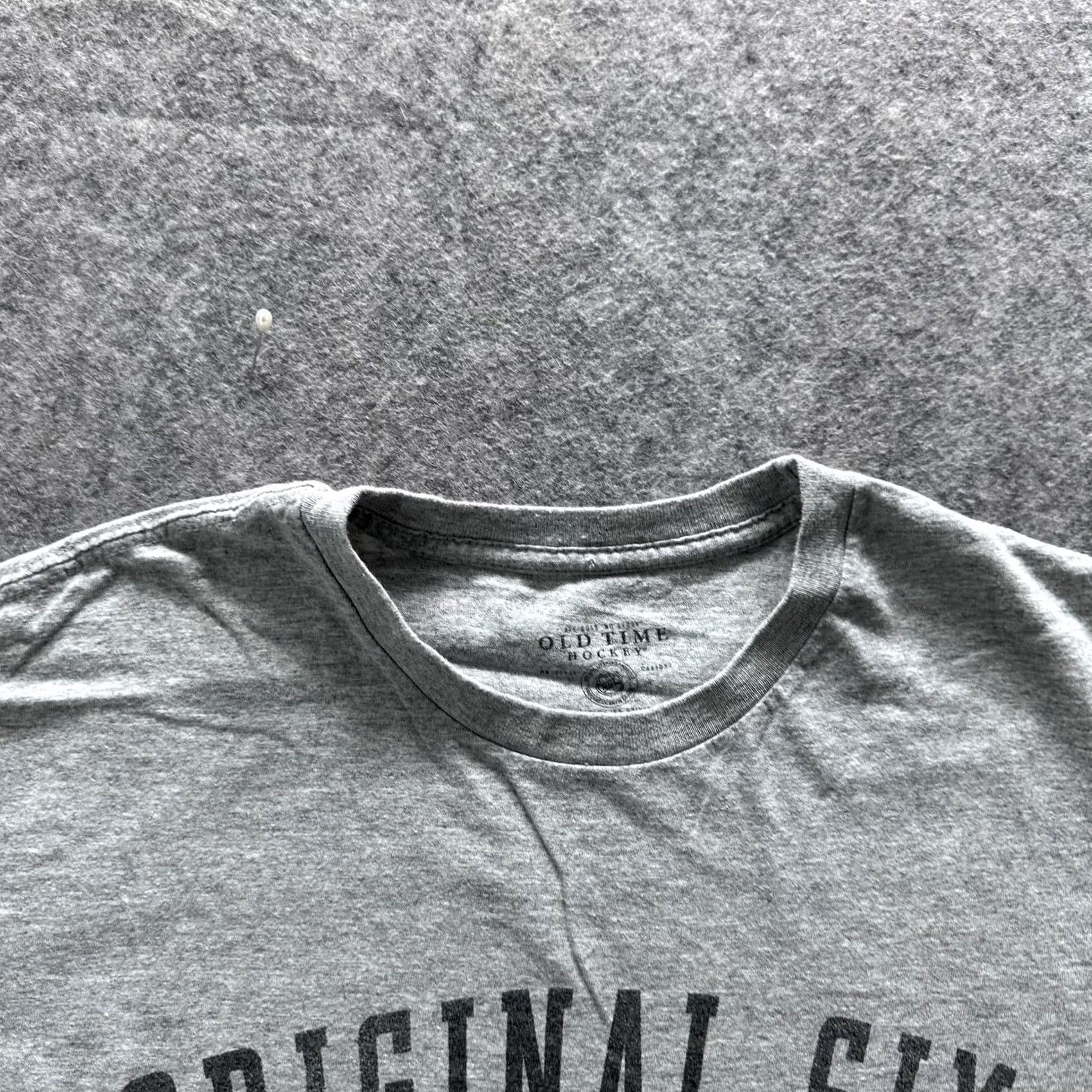 Vintage Old Time Hockey Mens Regular Gray Crewneck Graphic Shirt Size US M / EU 48-50 / 2 - 3 Thumbnail
