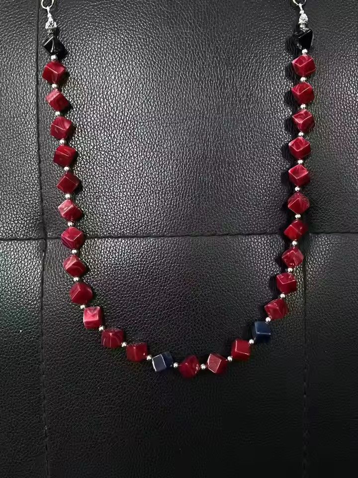 Japanese Brand smudge acrylic red beads wallet chain Size ONE SIZE - 4 Thumbnail