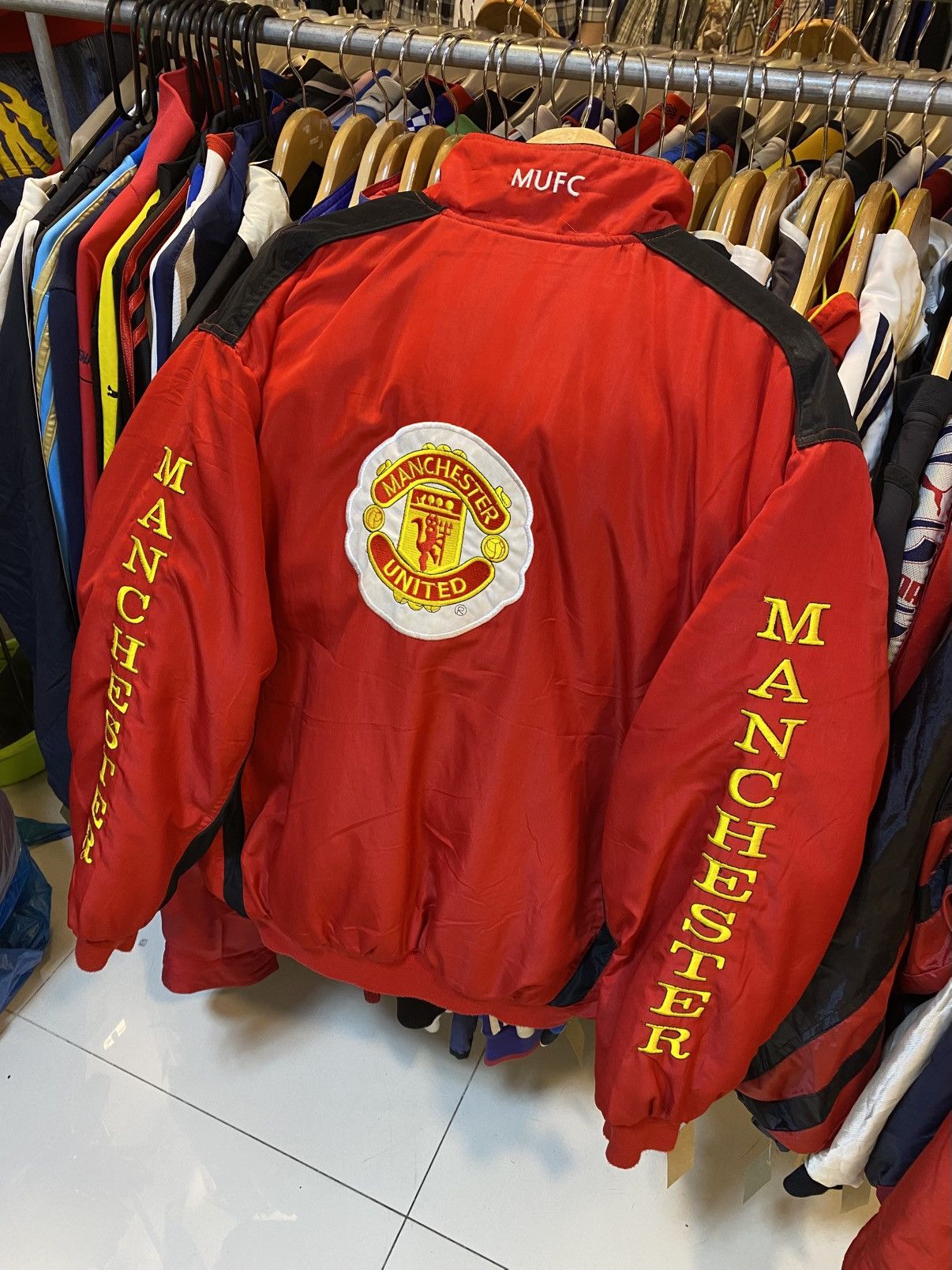 Other Vintage Y2K Manchester United Bomber Jacket Size US XL / EU 56 / 4 - 3 Thumbnail