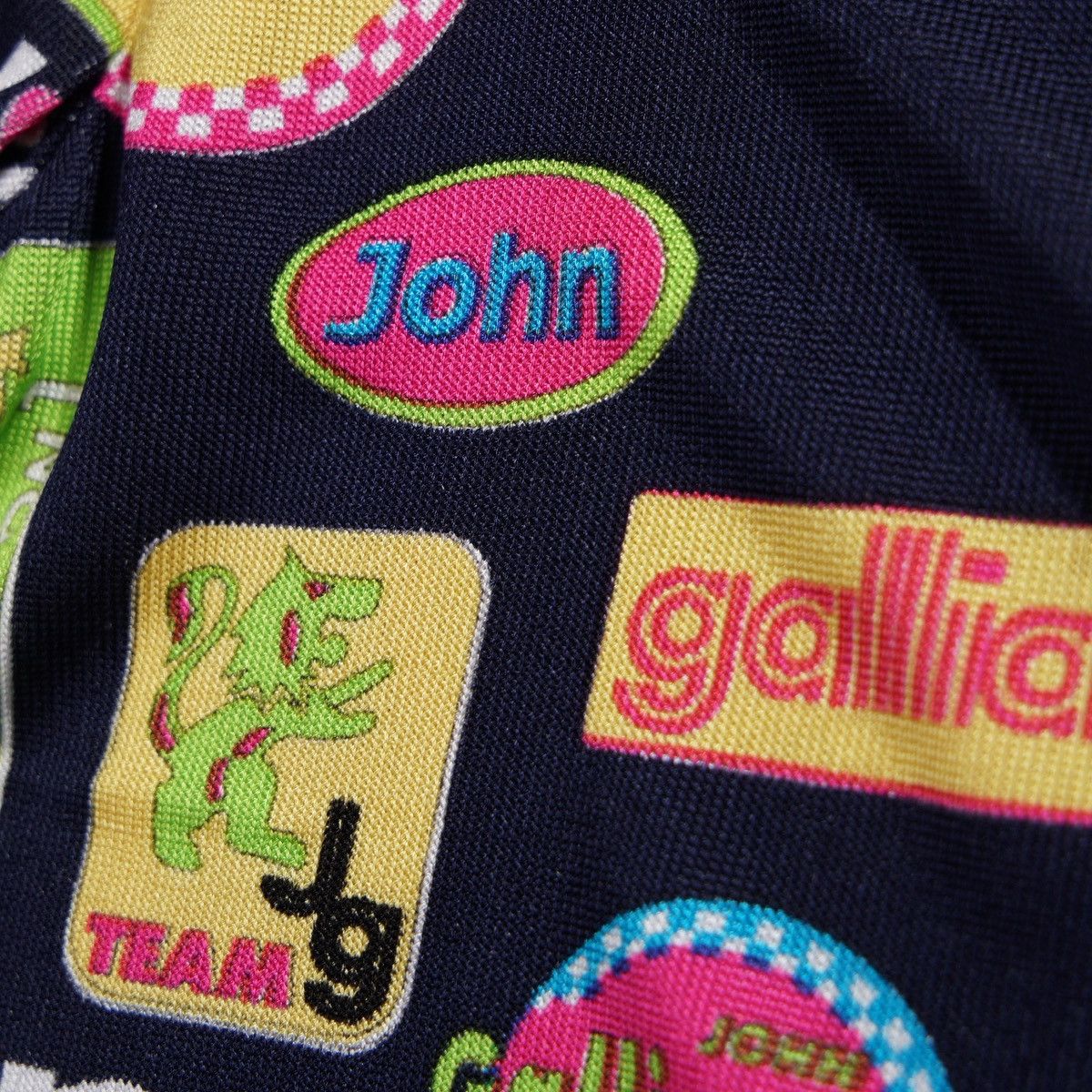 John Galliano John Galliano S/S 2002 Polo – Mega Logo, Size M Size M / US 6-8 / IT 42-44 - 4 Thumbnail