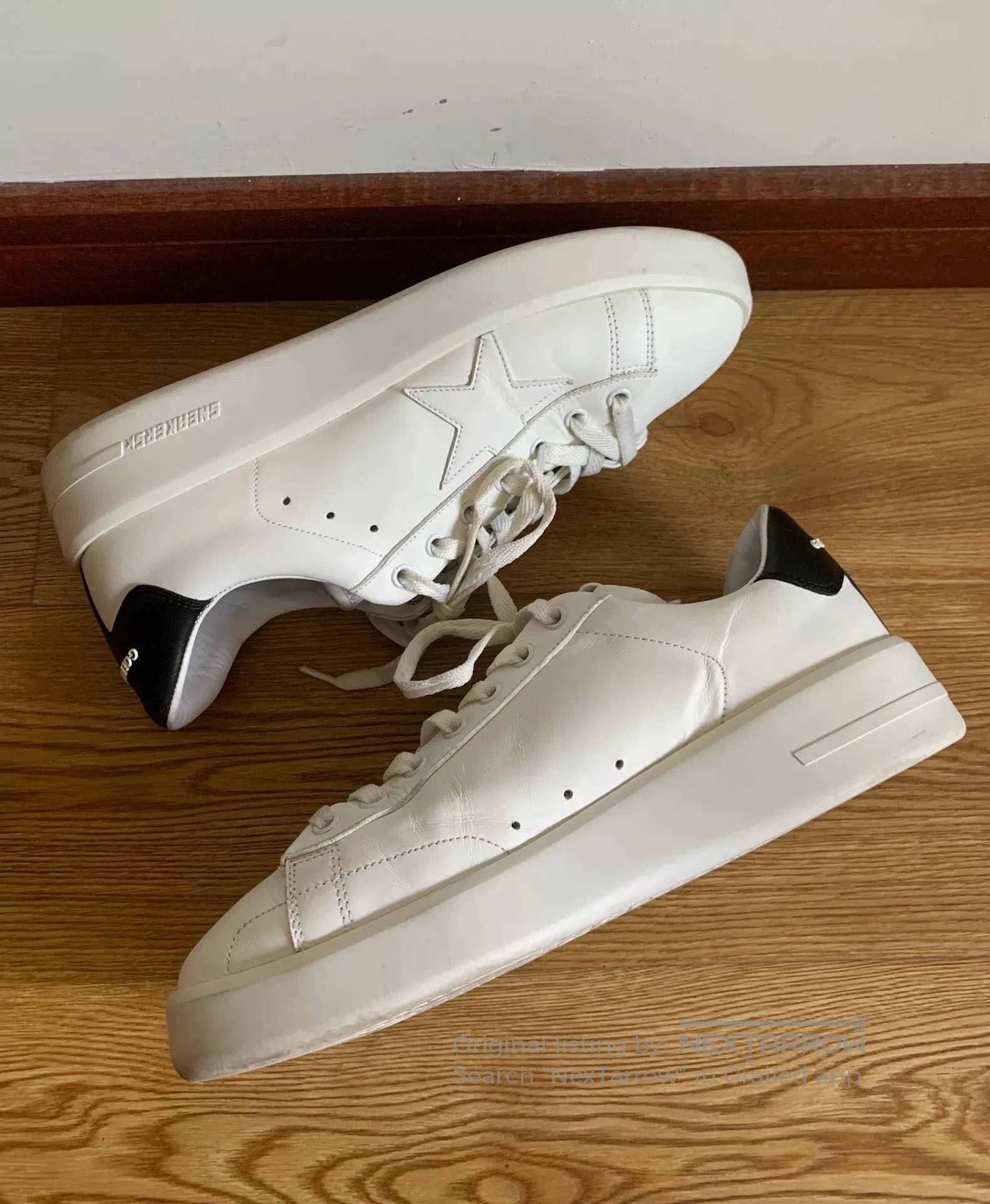Golden Goose Golden Goose Star Platform White Sneakers. Size US 8 / EU 41 - 4 Thumbnail