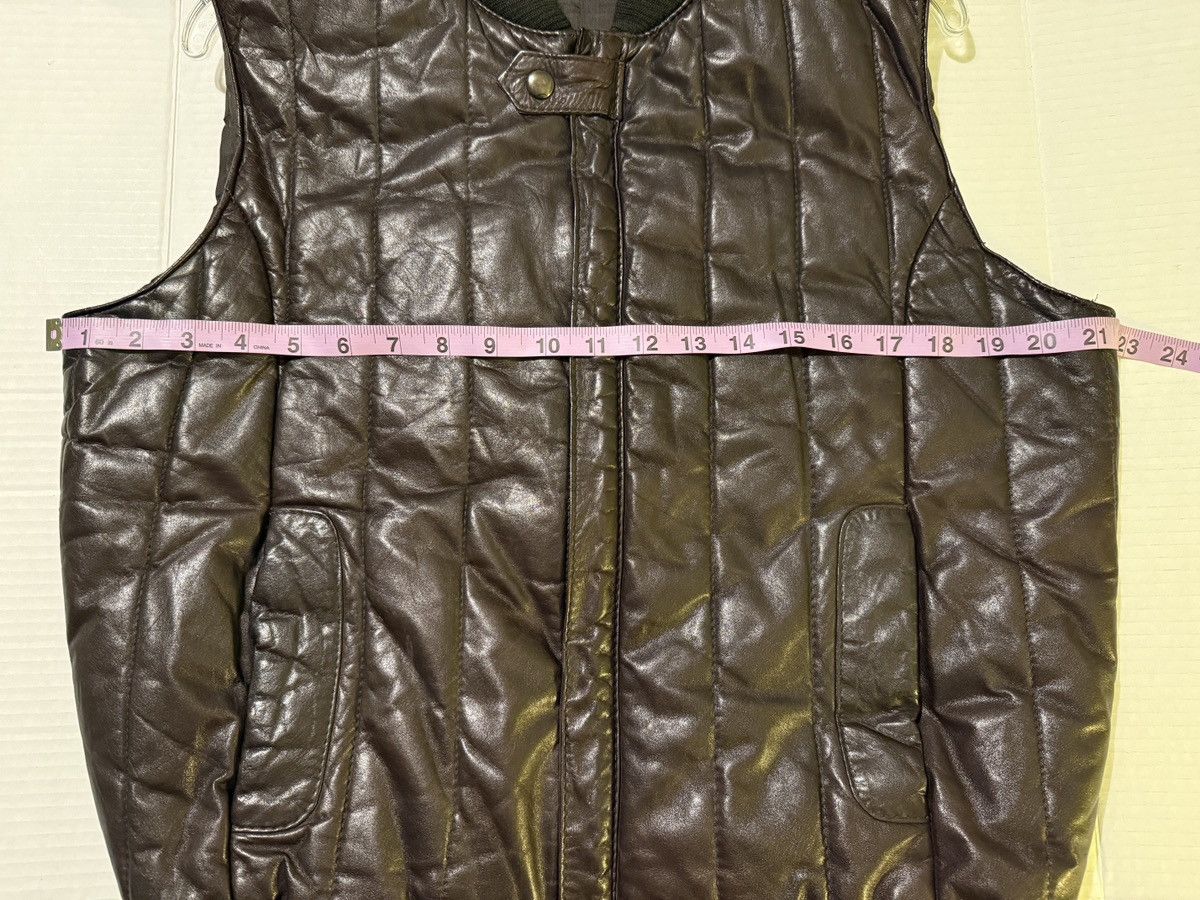 Other Gabrielle of NY Men’s VINTAGE Chocolate Brown Leather Vest Size US XL / EU 56 / 4 - 11 Thumbnail