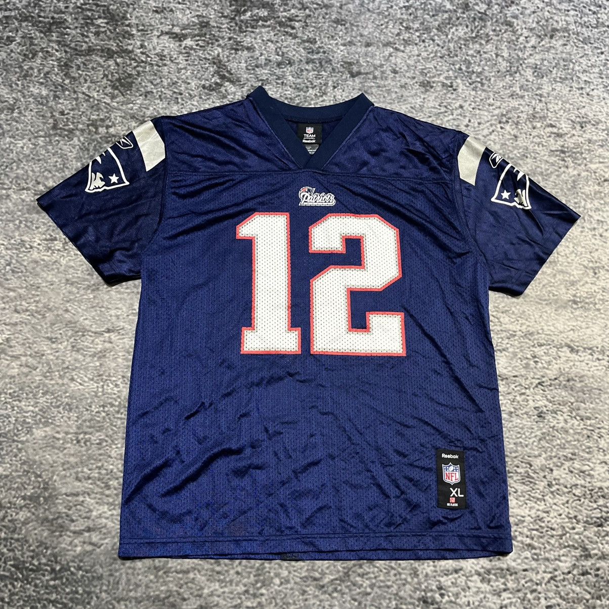 NFL Tom Brady #12 New England Patriots Jersey Reebok Home Medium Size US M / EU 48-50 / 2 - 3 Thumbnail