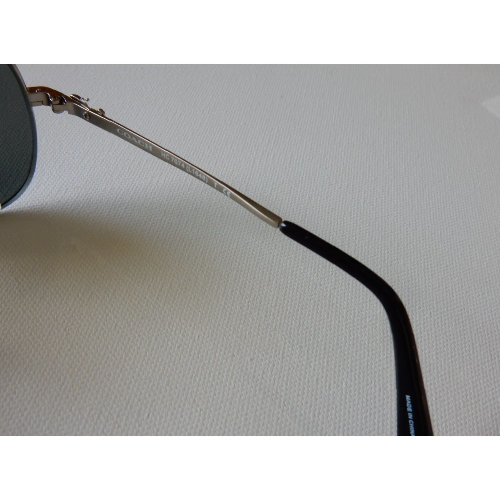 Coach VINTAGE Coach Sunglasses Frames Only Women Silver Prescription Small Scratches Size ONE SIZE - 5 Thumbnail