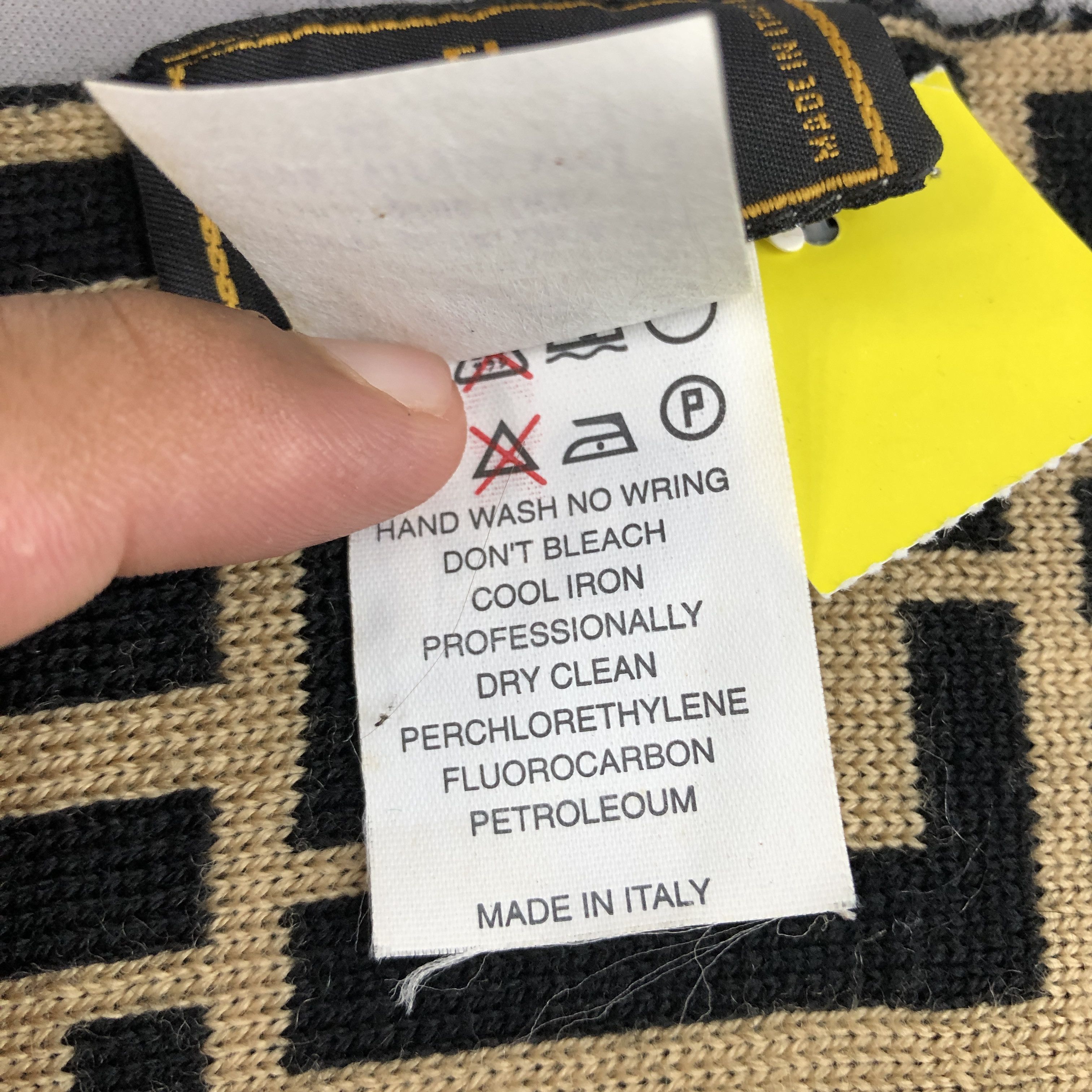 Fendi × Vintage Vintage Fendi Scarf Fendi Zucca FF Monogram Long Scarves Size ONE SIZE - 8 Thumbnail