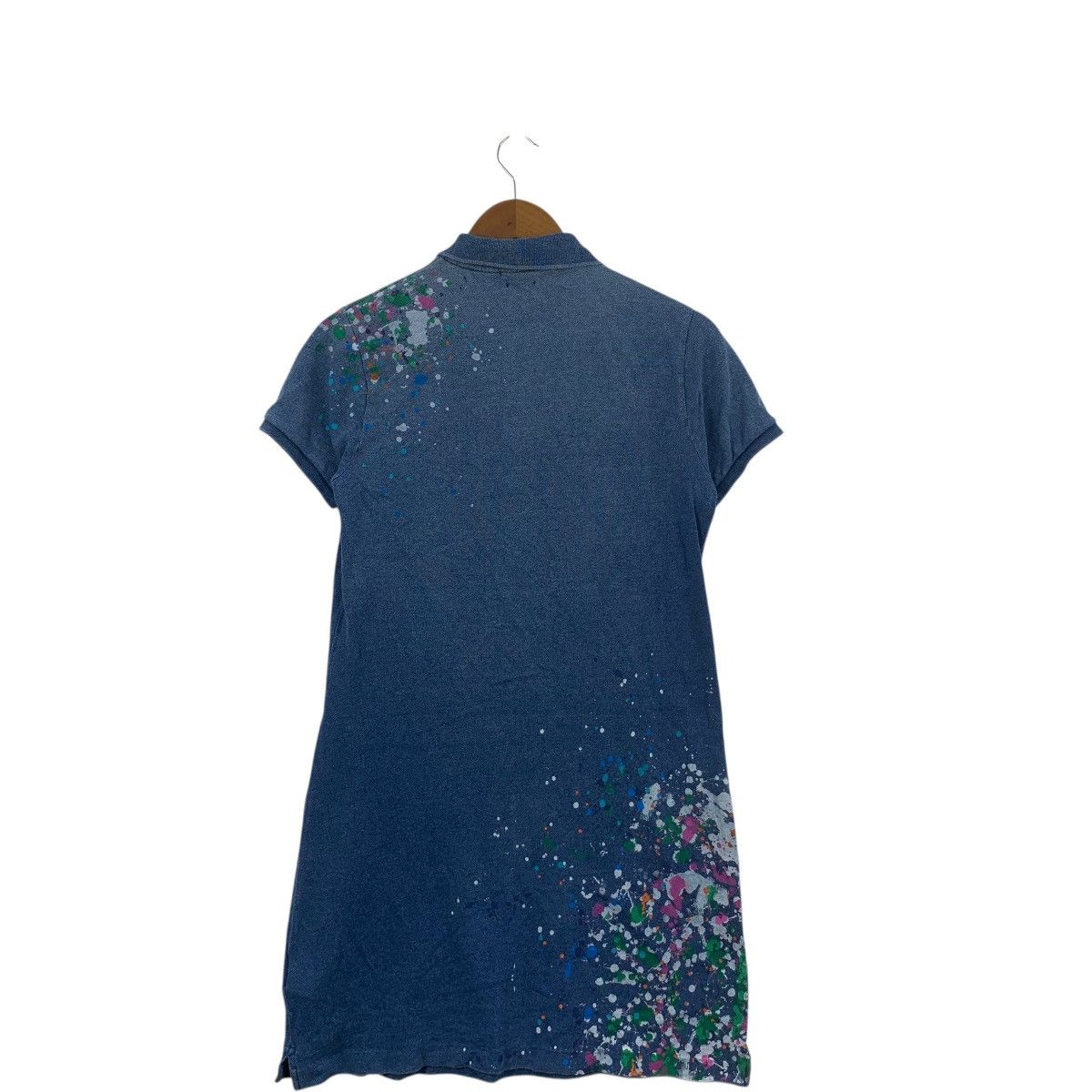 Polo Ralph Lauren POLO RALPH LAUREN The Mesh Mini Distress Design Tee Shirt Size S / US 4 / IT 40 - 6 Thumbnail