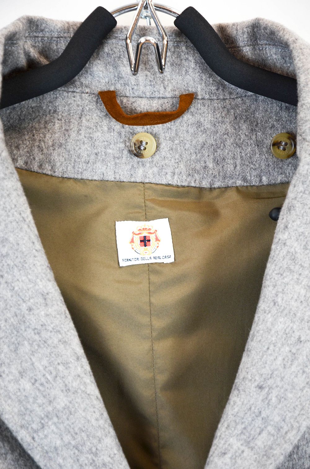 Luigi Borrelli Luigi Borrelli Napoli Grey Wool Coat - Size 50 Size US M / EU 48-50 / 2 - 9 Thumbnail