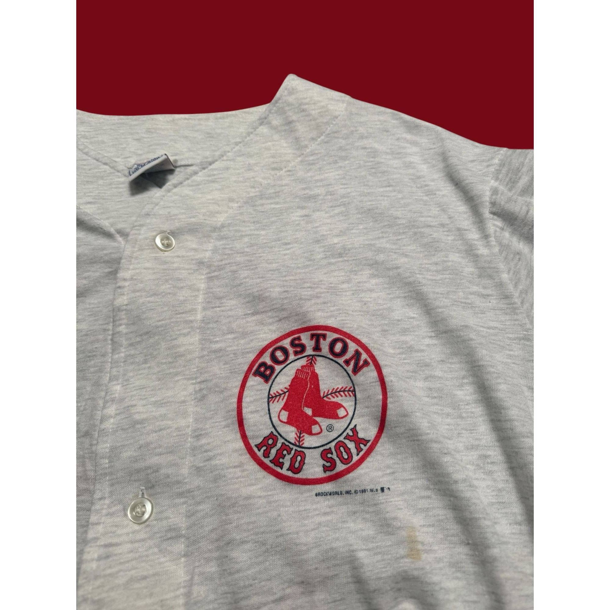 MLB 1991 Boston Red Sox Jersey Size US XL / EU 56 / 4 - 4 Thumbnail
