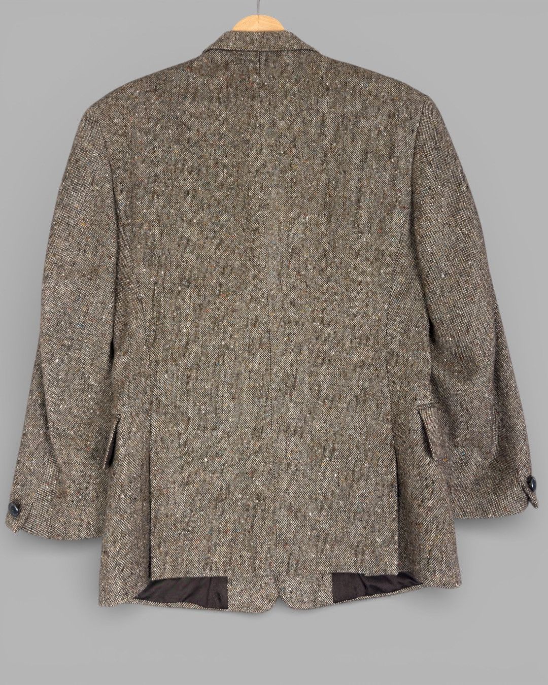 Thierry Mugler Rare 80’s THIERRY MUGLER Tweed Wool Blazer Jacket Size 50R - 4 Thumbnail