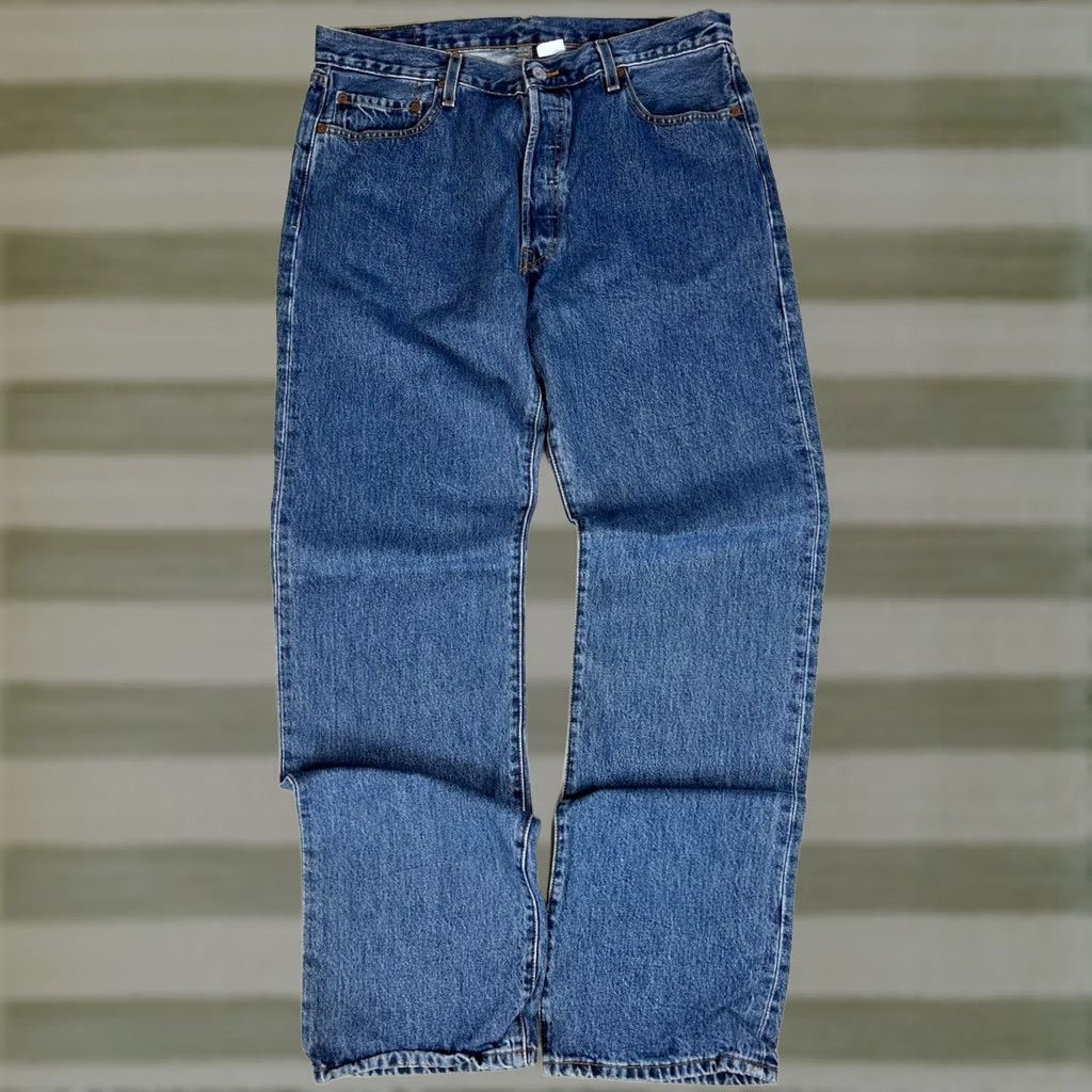Levi's VINTAGE Levi's 501 Jeans XX Red Tab Men’s 90s Straight Denim Blue 36x34 Mens Size US 36 / EU 52 - 1 Thumbnail