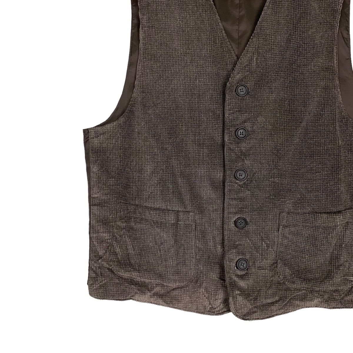 Gianni Valentino GIANNI VALENTINO Dark Brown Vest Suit Jacket #1033-C46 Size US M / EU 48-50 / 2 - 3 Thumbnail