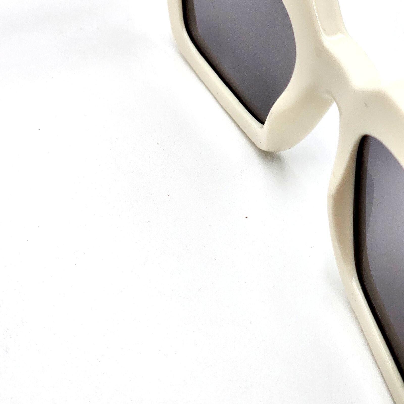 Jimmy Choo Jimmy Choo 51MM Embellished White/Ivory Rectangle Sunglasses Size ONE SIZE - 2 Thumbnail