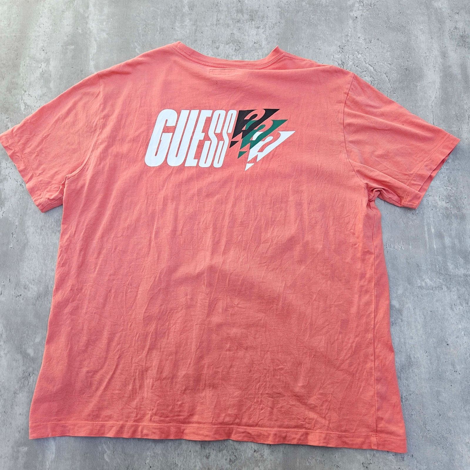 Guess Guess T Shirt Men's Pink T-shirt Size XL Size US XL / EU 56 / 4 - 3 Thumbnail