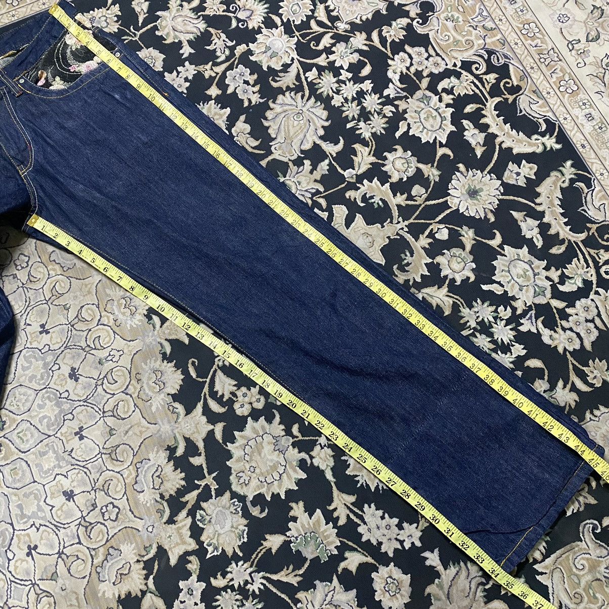 Karakuri Tamashii GUMU Denim Embroidery Multi Pocket Japan Motif Jeans Size US 34 / EU 50 - 18 Thumbnail