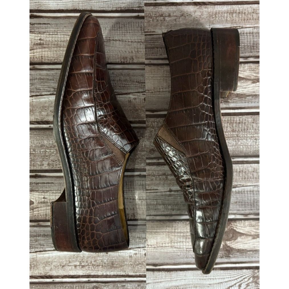 Ralph Lauren Ralph Lauren Alligator Crocodile Loafer shoes sz 11 B color Size US 11 / IT 41 - 1 Thumbnail