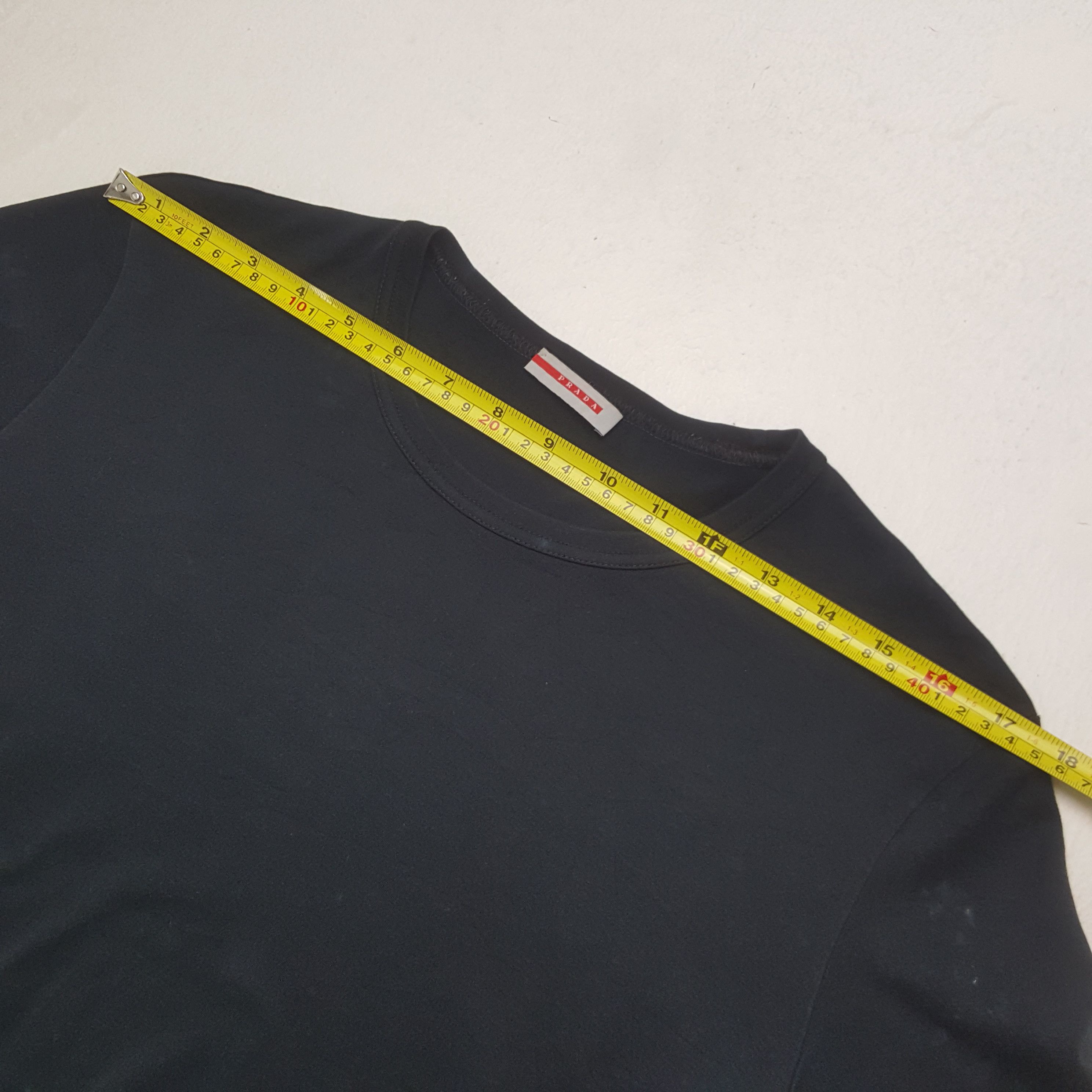 Prada Vintage Prada Designer Brand Long Sleeve Tshirt RR13 Size US M / EU 48-50 / 2 - 5 Thumbnail