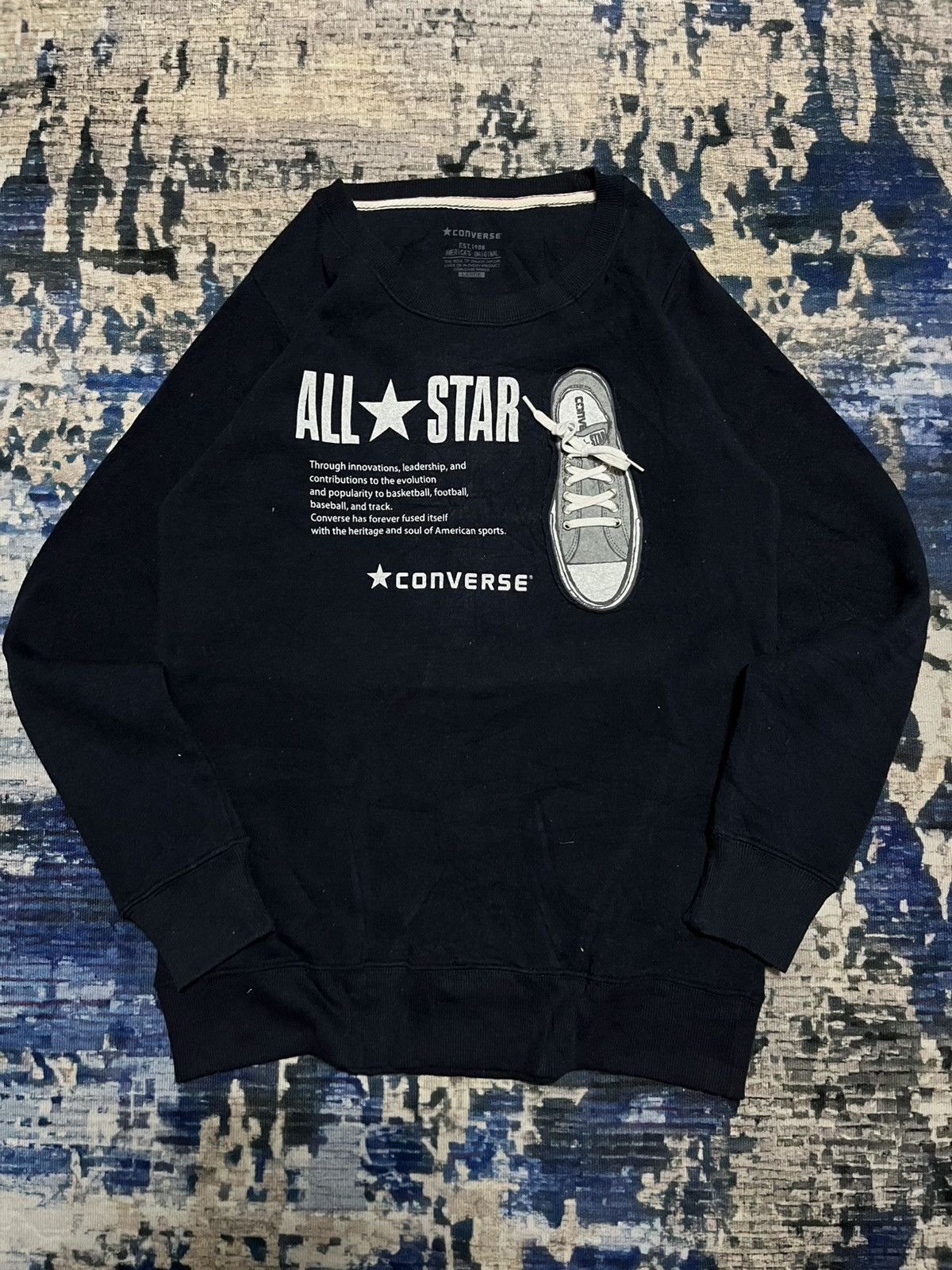 Converse 🔥Converse Skin Head Big Logo Sweetshirts Size US L / EU 52-54 / 3 - 1 Thumbnail