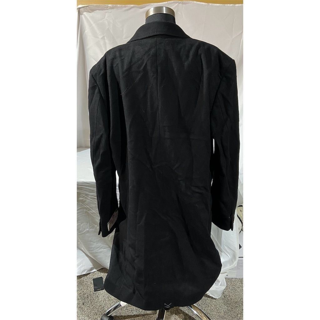 Michael Kors Michael Kors Men's Black Wool Cashmere Overcoat Size 44R Size US XL / EU 56 / 4 - 5 Thumbnail