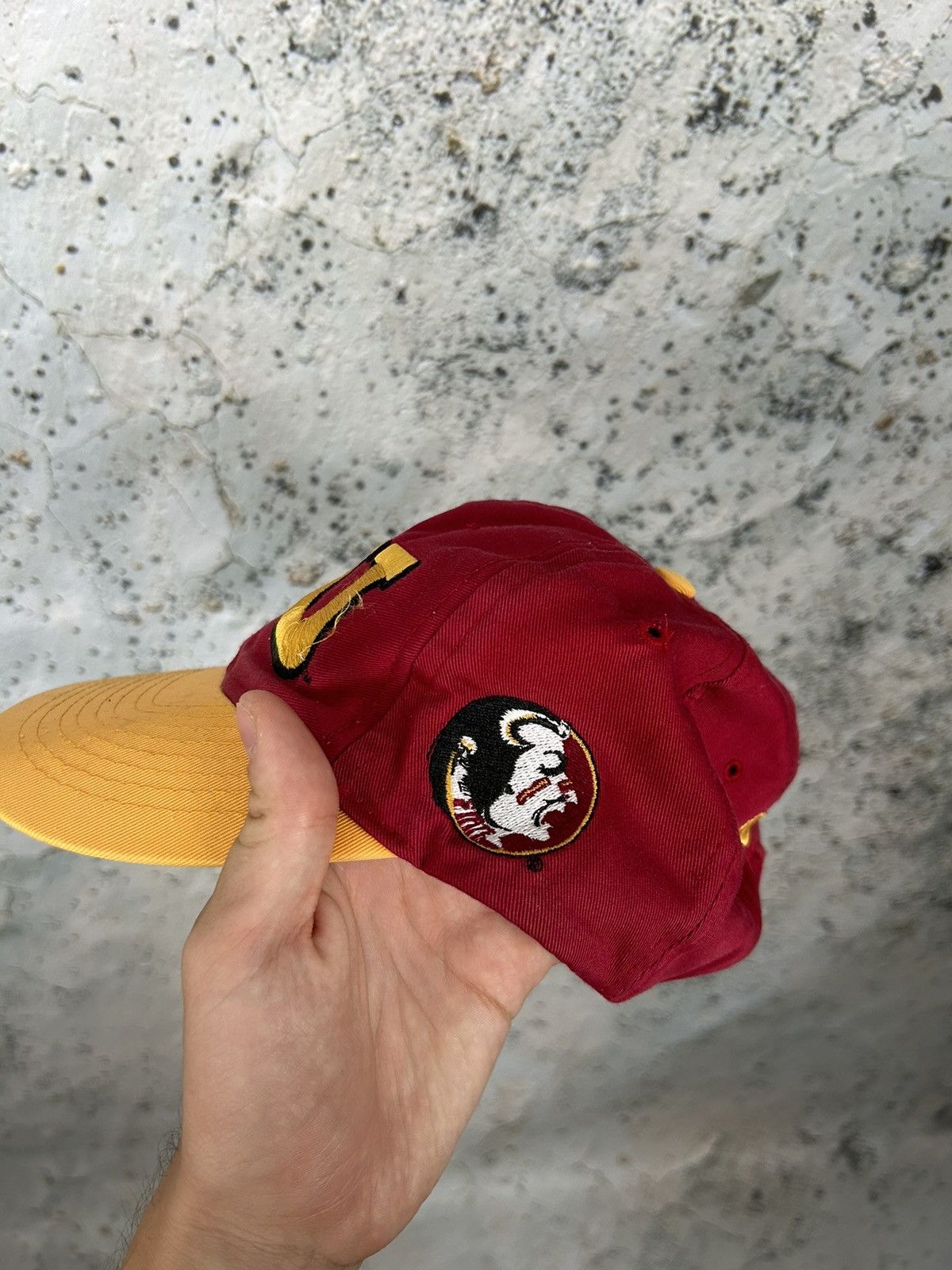 MLB Vintage FSU Florida State University Cap 90s USA Rare Size ONE SIZE - 2 Thumbnail