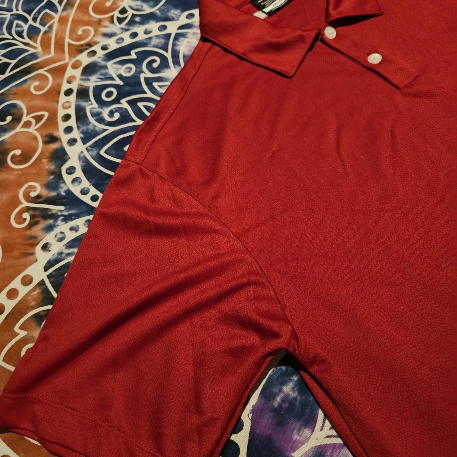 Nike Nike Men's White and Red Golf Polo-shirt Size US M / EU 48-50 / 2 - 5 Thumbnail