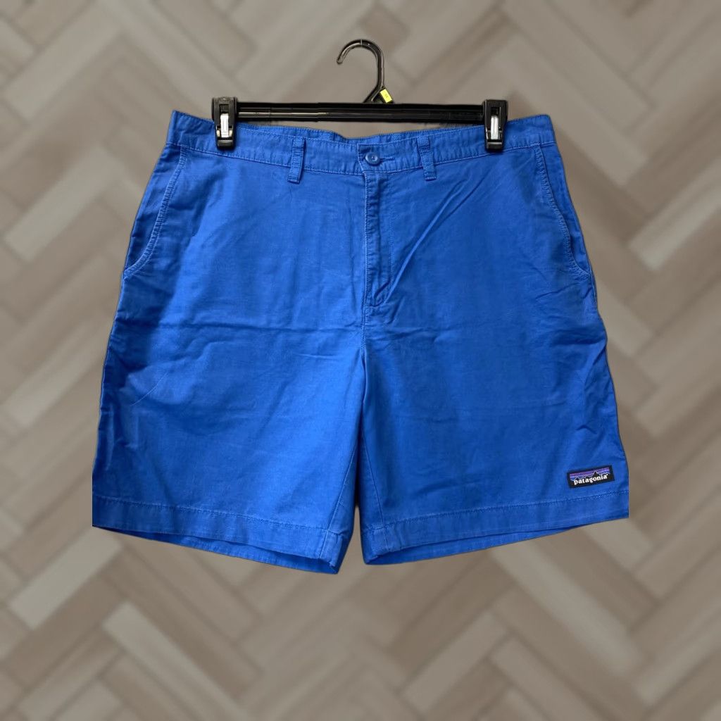 Patagonia Patagonia Shorts Mens 34 Royale Blue Lightweight Hemp All Wear 9.5" /120-38 Size US 34 / EU 50 - 1 Thumbnail