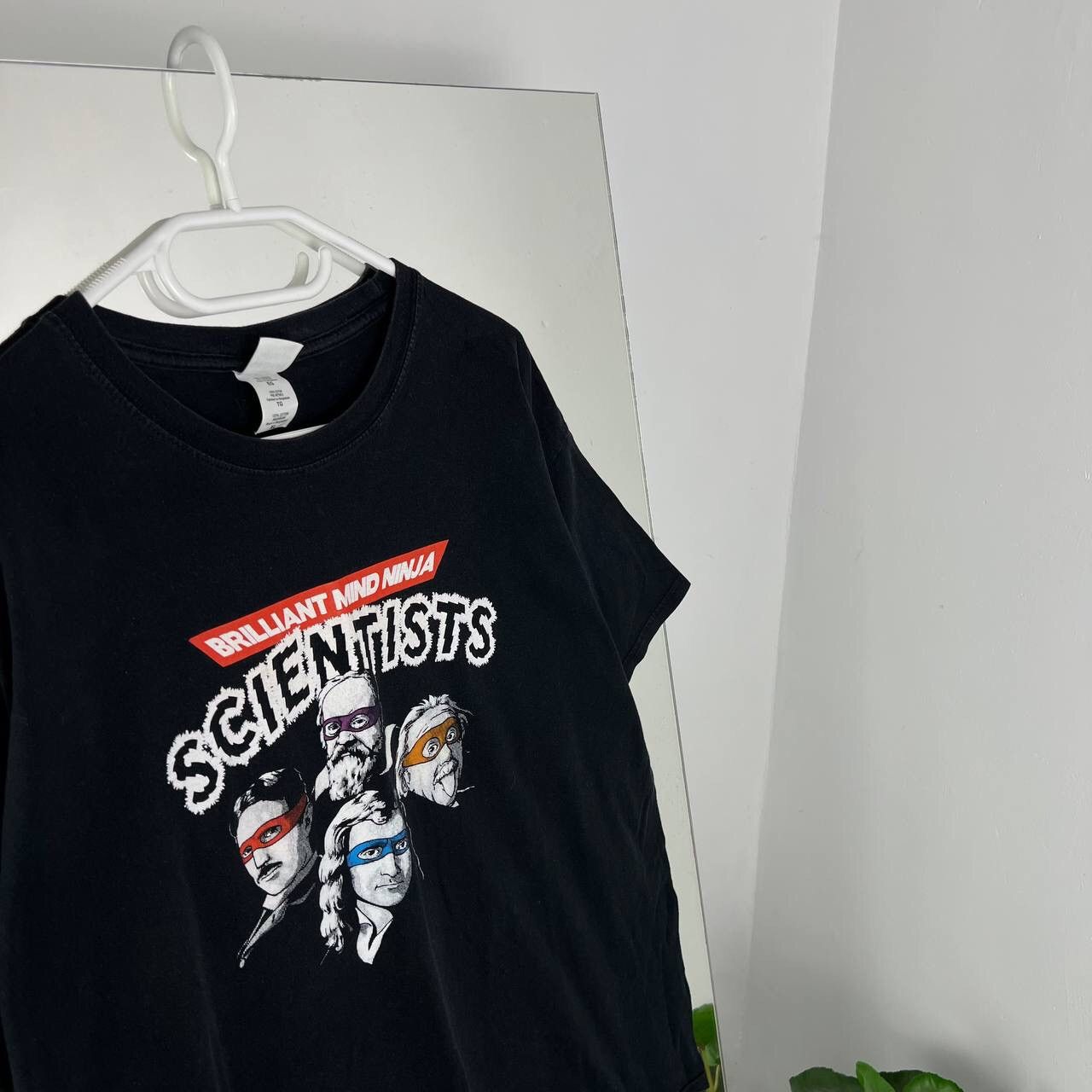 Band Tees Crazy Scientists Tee Vintage Y2k Style Brilliant Mind Ninja Size US XL / EU 56 / 4 - 2 Thumbnail