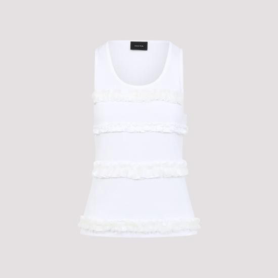 Simone Rocha SIMONE ROCHA Women Tops 5345 0553 WHITE Size M / US 6-8 / IT 42-44 - 1 Thumbnail