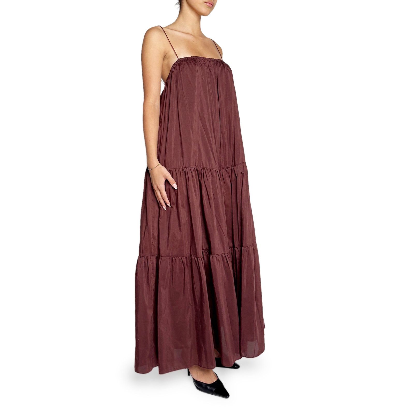 Matteau Brown maxi dress Size L / US 10 / IT 46 - 5 Thumbnail