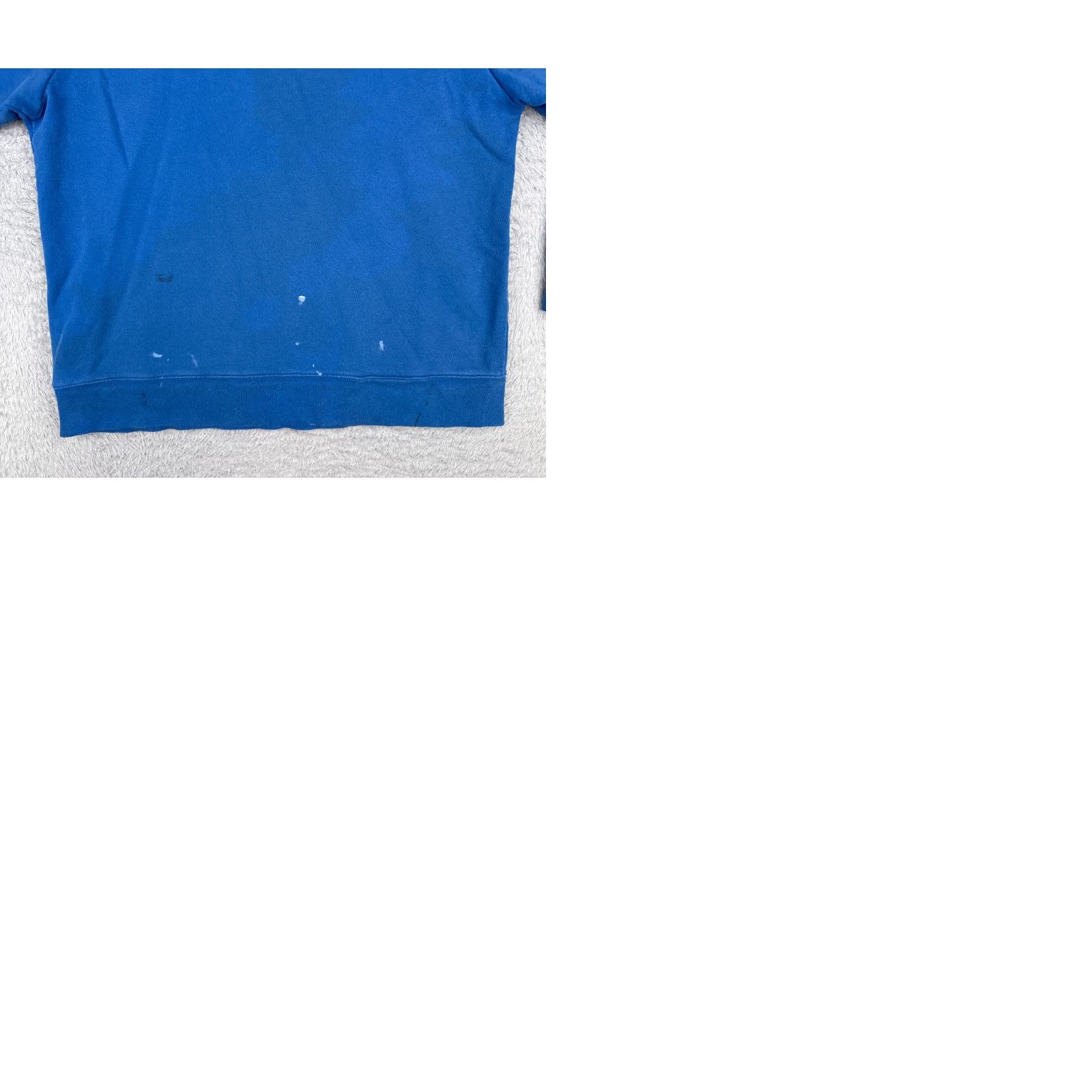 The North Face VINTAGE The North Face Hoodie Shirt Men Large Blue Pullover Jersey Fabric PAINT SPOTS Size US L / EU 52-54 / 3 - 10 Thumbnail