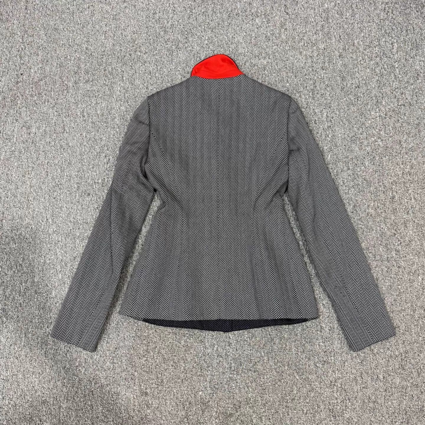 Dior Dior herringbone gray colorblock long wool suit 36 99new Size XS / US 0-2 / IT 36-38 - 2 Thumbnail