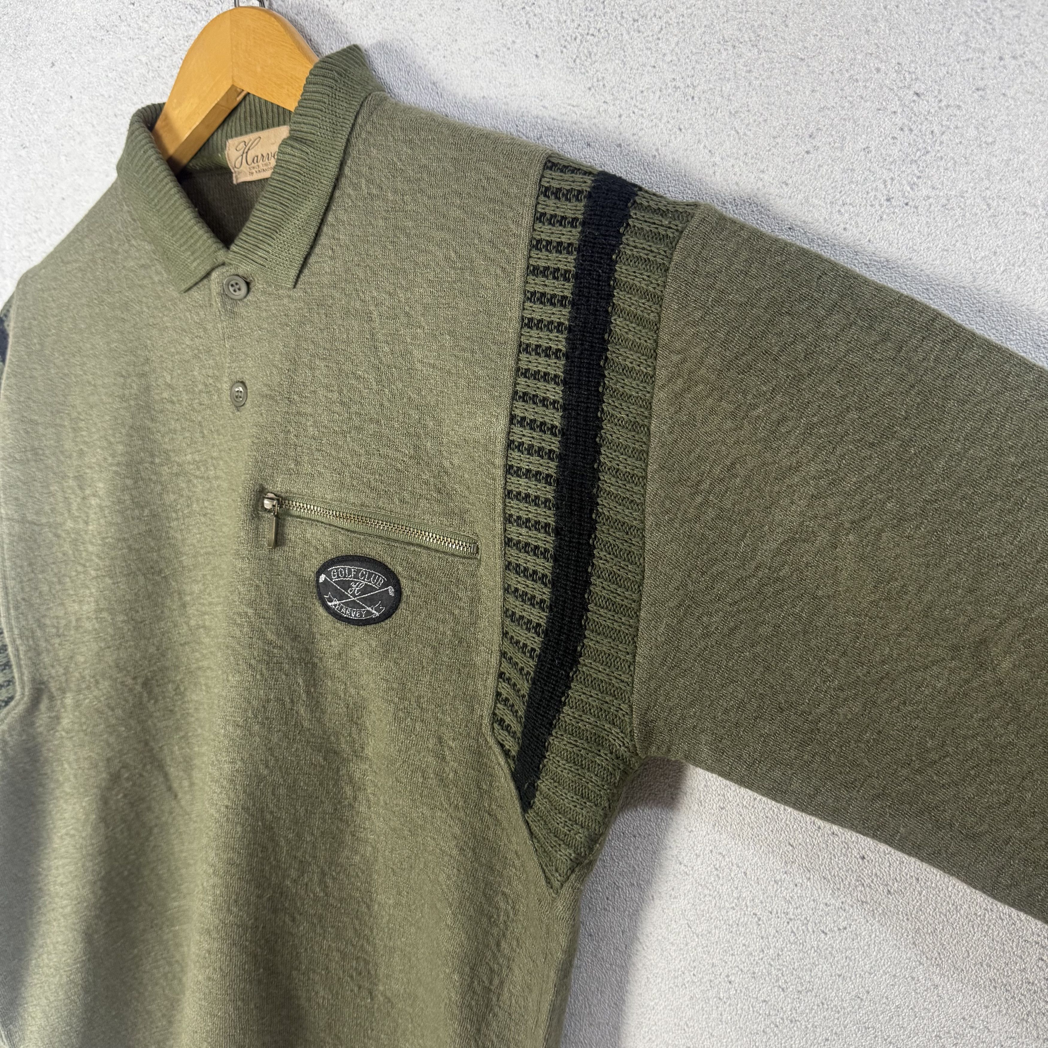 Vintage Vintage Harvey Golf Club Sweatshirt Crewneck Collared Size US S / EU 44-46 / 1 - 3 Thumbnail