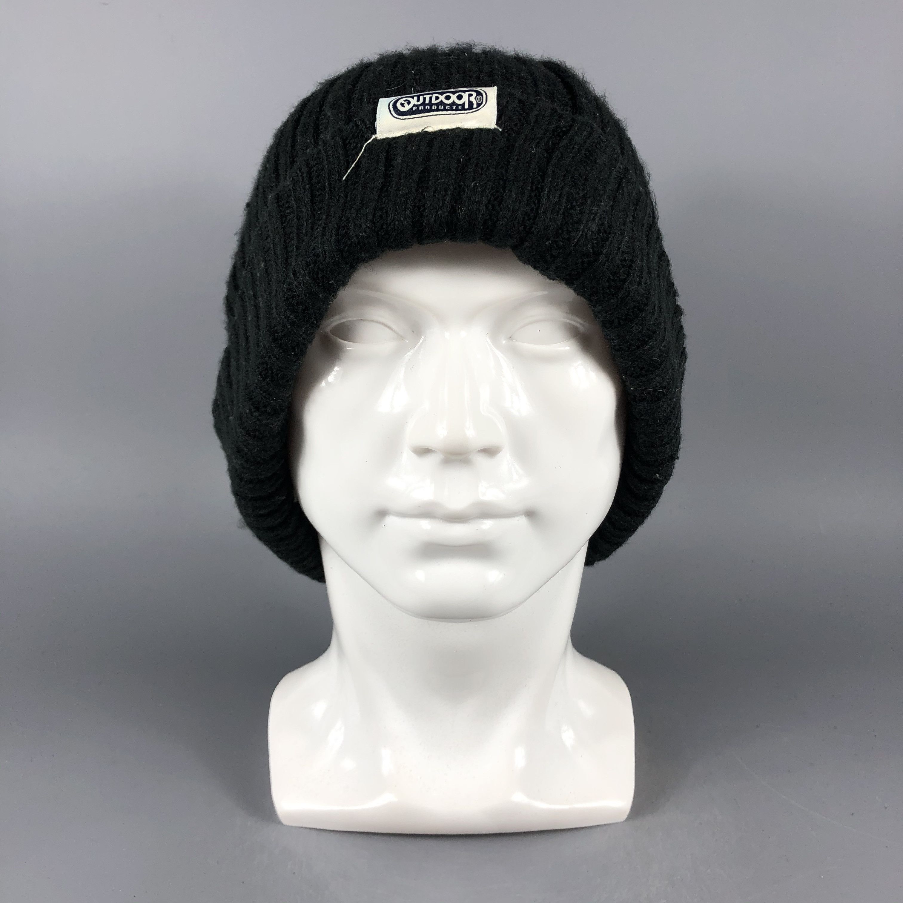Vintage Outdoor Minimalist Black Beanie Snow Hat Snow Cap -D831 Size ONE SIZE - 8 Thumbnail