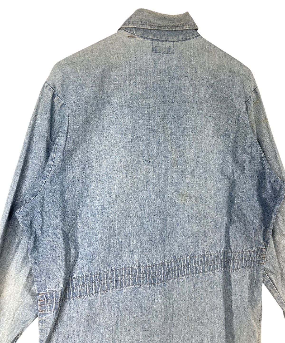 Levi's × Vintage 70s True Vintage Levis Big E Orange Tag Chambray Distressed Size US L / EU 52-54 / 3 - 5 Thumbnail