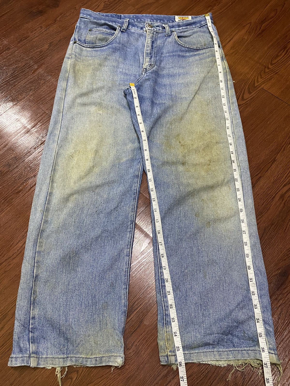 Big John Vintage Bigjohn Mud Wash Baggy Jeans Size US 32 / EU 48 - 13 Thumbnail