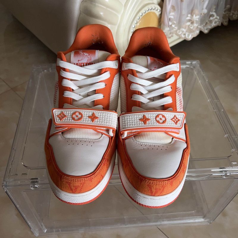 Louis Vuitton Louis Vuitton Low-Top Trainer with Velcro Strap - Size US 10 / EU 43 - 2 Thumbnail