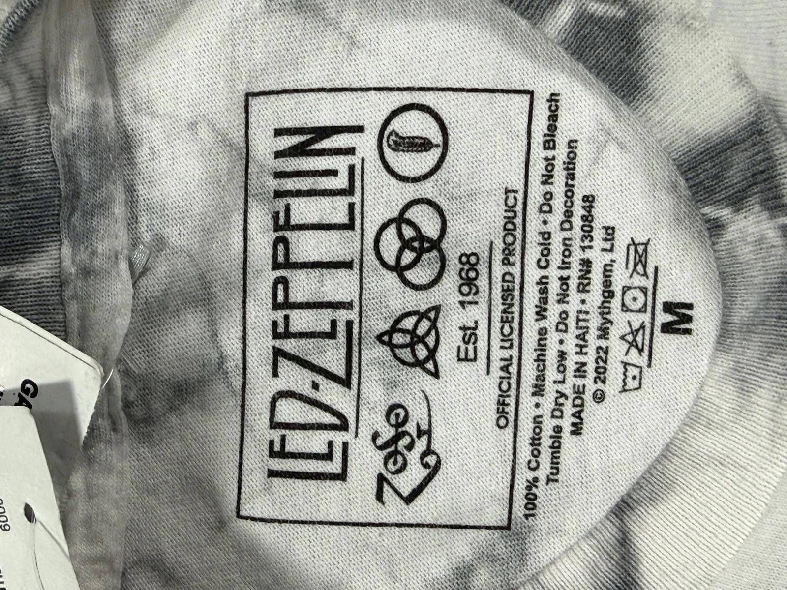 Led Zeppelin Led Zeppelin Tie Dye Graphic Band Tee M Licensed 2022 #8 Size US M / EU 48-50 / 2 - 4 Thumbnail