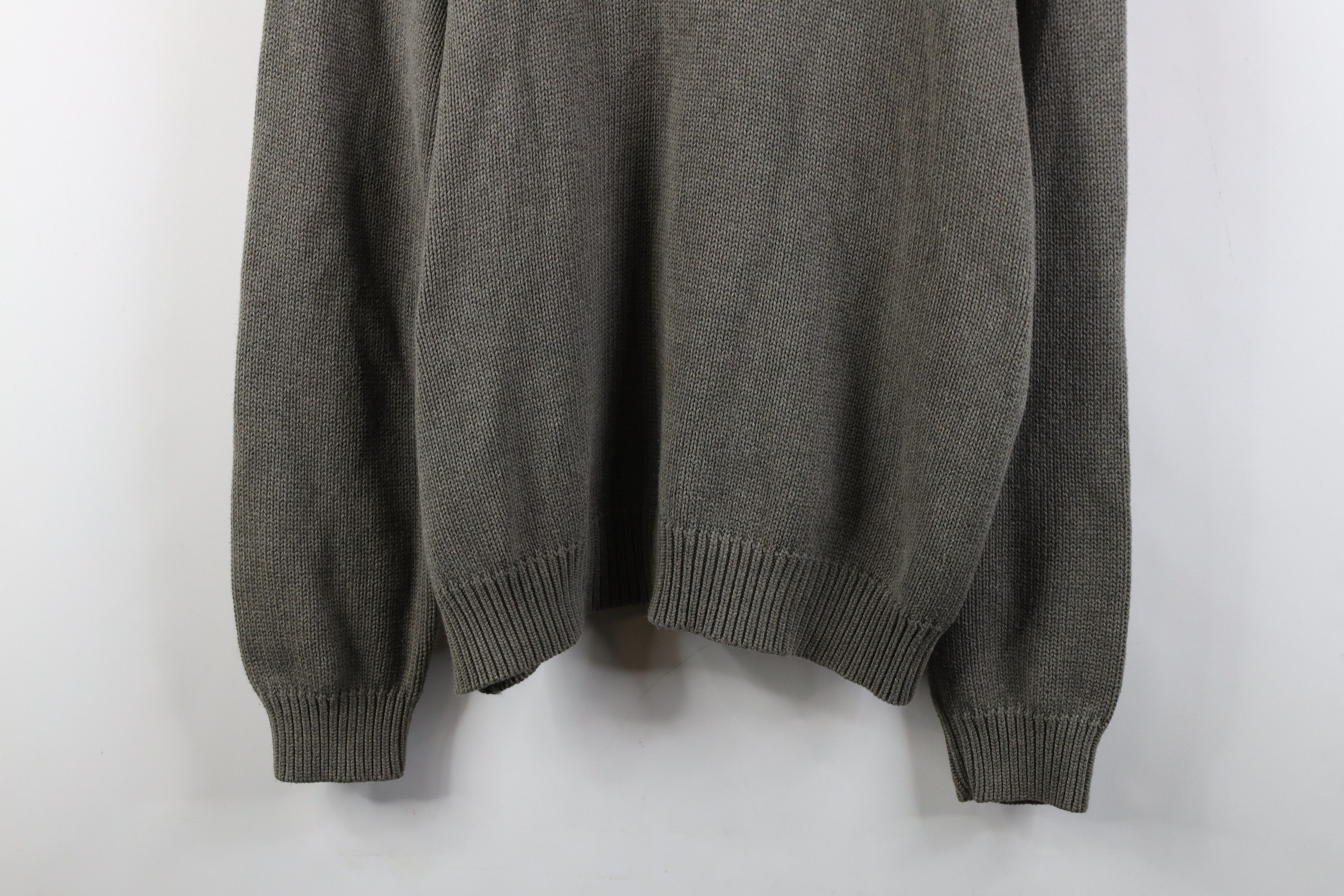 Ralph Lauren Vintage 90s Ralph Lauren Ribbed Knit V-Neck Sweater Gray Size US L / EU 52-54 / 3 - 3 Thumbnail