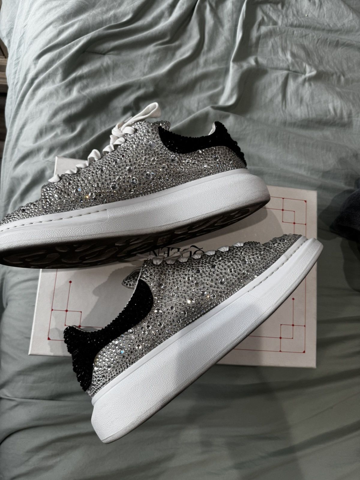 Alexander McQueen Alexander McQueen Men’s oversized crystal Size US 11 / EU 44 - 4 Thumbnail