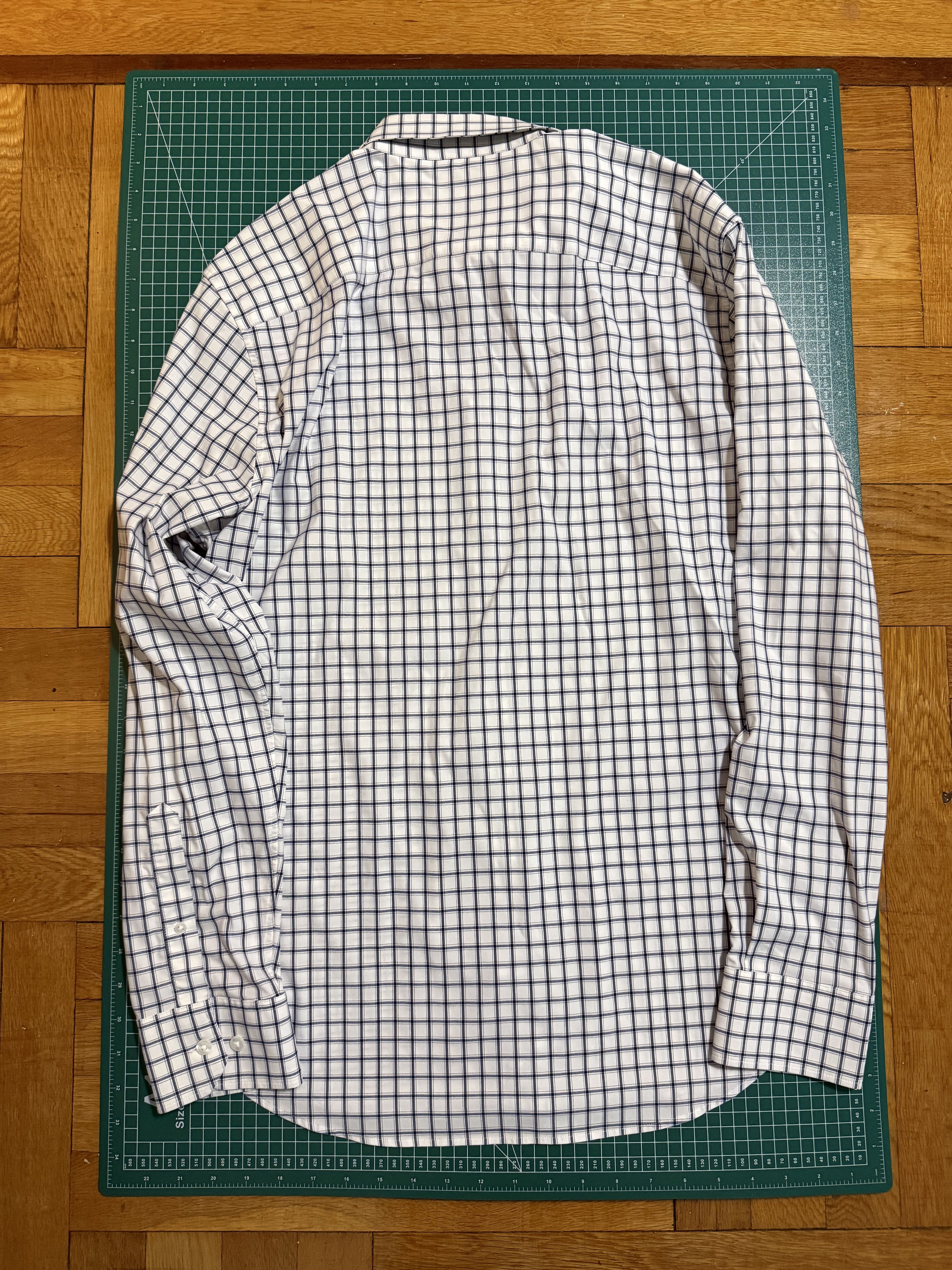 Bonobos Bonobos Slim Fit Checked Blue/White Button Up Size US L / EU 52-54 / 3 - 2 Thumbnail