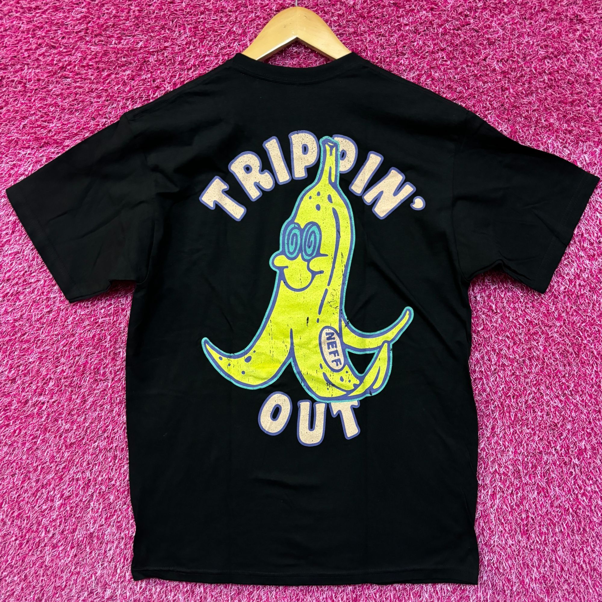 NEFF Neff Trippin Out Bannana T-shirt size medium Size US M / EU 48-50 / 2 - 1 Thumbnail