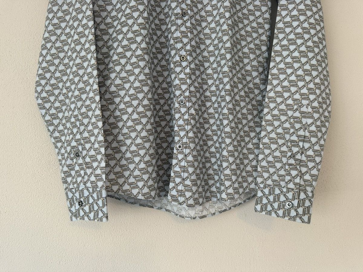 Gucci Slim Fit Shirt with All-Over Chain Print Size US M / EU 48-50 / 2 - 5 Thumbnail