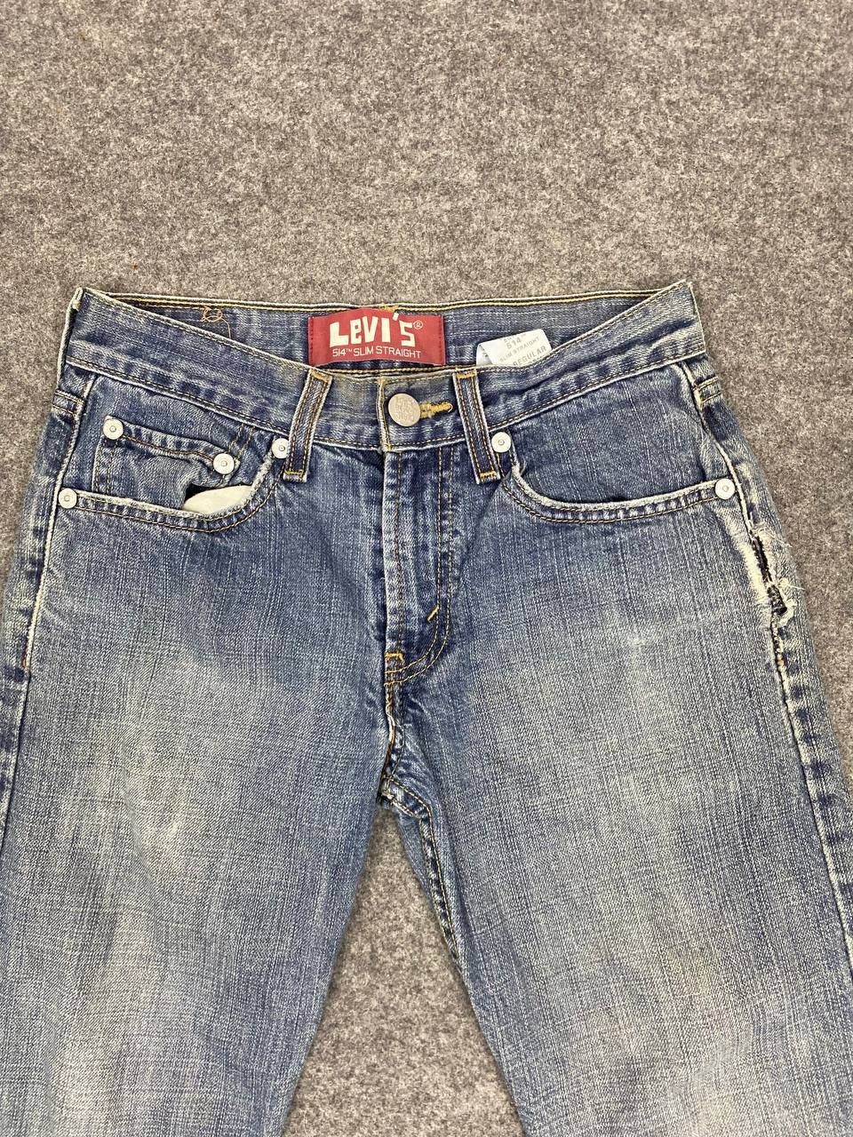 Levi's vintage levis 514 slim straight distressed denim Size US 28 / EU 44 - 8 Thumbnail