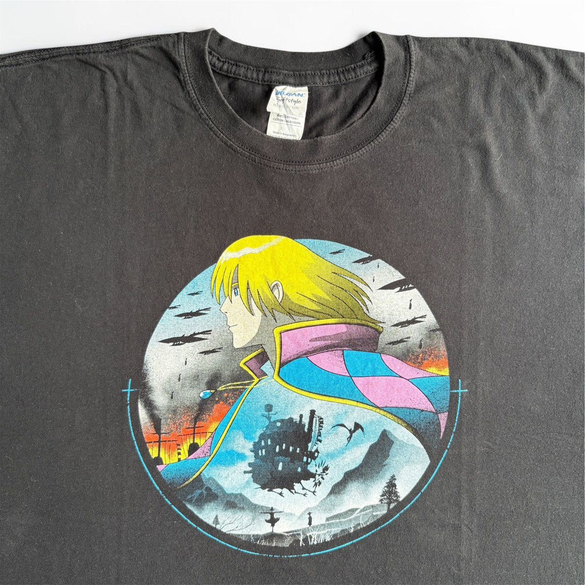 Anime Anime Tee Ghibli Studio - Howl’s Moving Castle Size US XXL / EU 58 / 5 - 2 Thumbnail