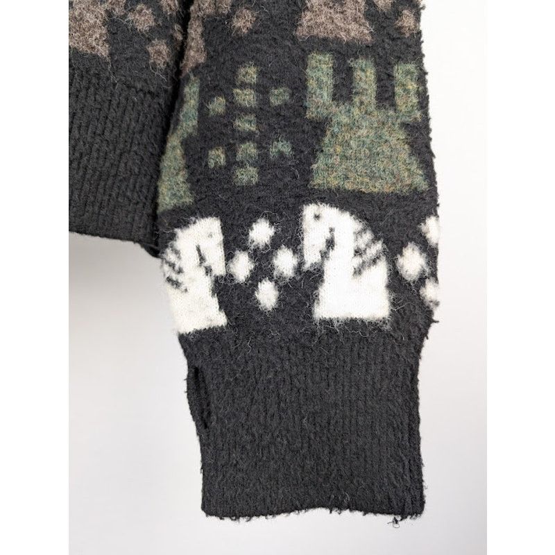 Burberry o1rshd1 Chess Pattern Sweater in Black/Multi Size US L / EU 52-54 / 3 - 7 Thumbnail