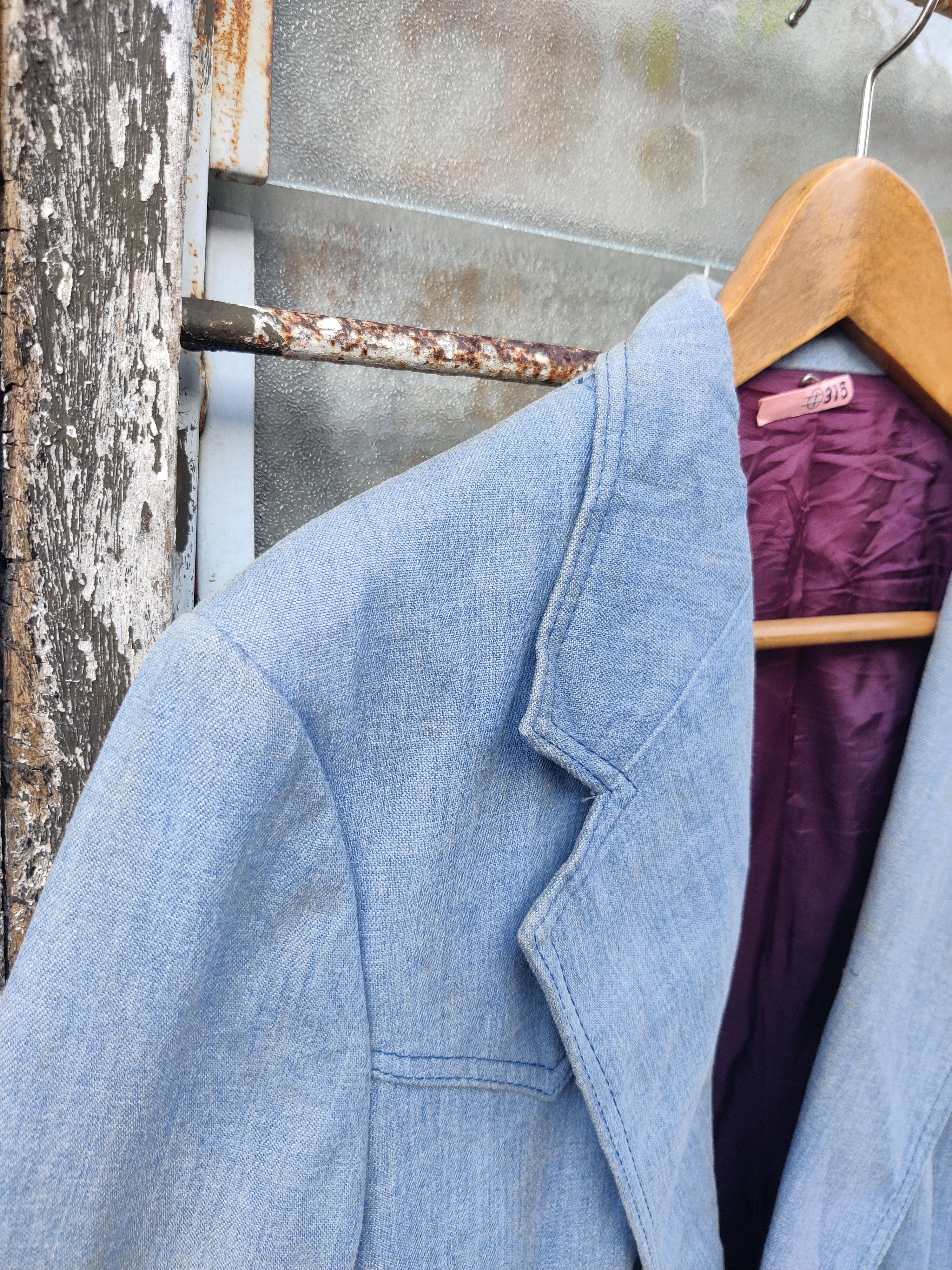 Lee Vintage Sun Faded Archive Lee Denim Coat Jacket Size US M / EU 48-50 / 2 - 9 Thumbnail