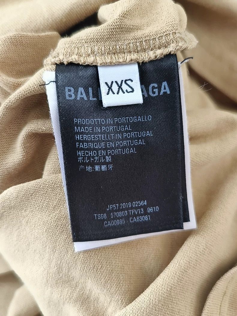 Balenciaga Balenciaga Khaki short-sleeved T-shirt 2504-Nextarrow Size US XXS / EU 40 - 4 Thumbnail