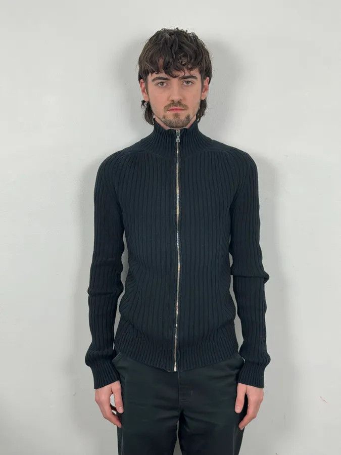 Dolce & Gabbana 2000s Dolce & Gabbana Black Wool Zip-Up Sweater Size US S / EU 44-46 / 1 - 2 Thumbnail