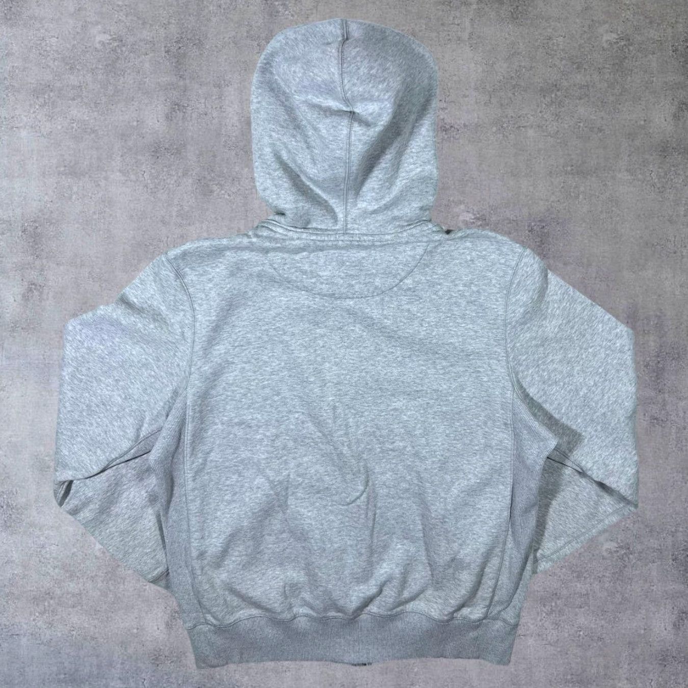 Nike Nike Classic Basic Embroidered Mini Logo Grey Zip Hoodie Large Mens Hoodie Heritage Vintage Style Size US L / EU 52-54 / 3 - 2 Thumbnail