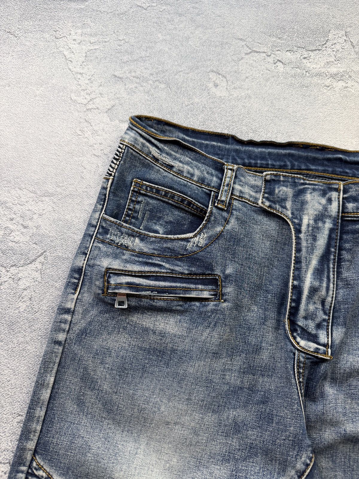 Balmain Rare Vintage Balmain Jeans Biker Archive Size US 34 / EU 50 - 3 Thumbnail